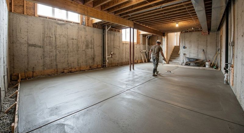 Basement Concrete Installation in San Francisco County, CA
