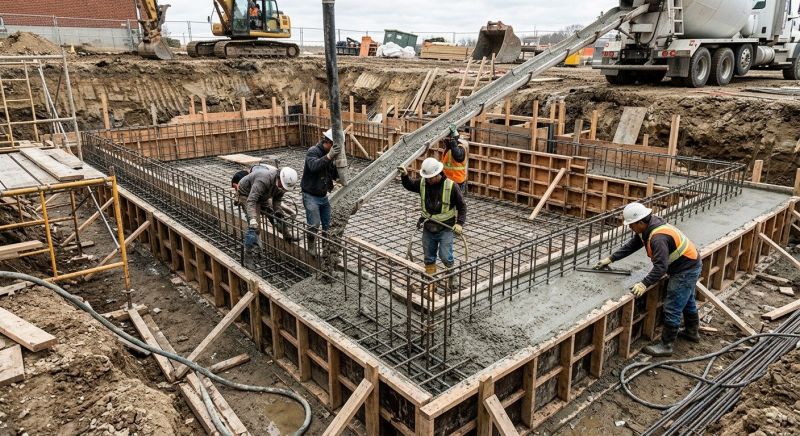 Basement Concrete Installation in Sonoma, CA