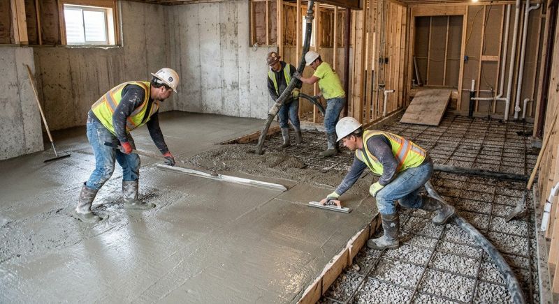 Basement Slab Installation in Marin County, CA