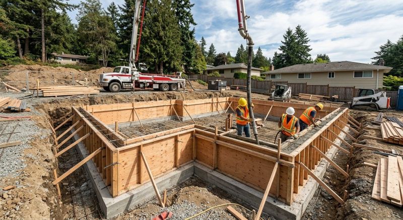 Cement Foundation Installation in Marin County, CA