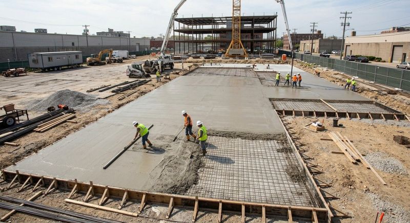 Commercial Slab Construction in South San Francisco, CA