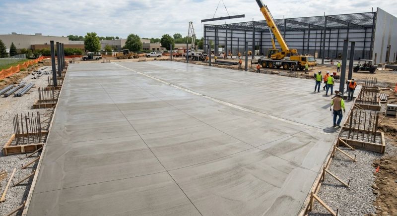 Commercial Slab Installation in Albany, CA