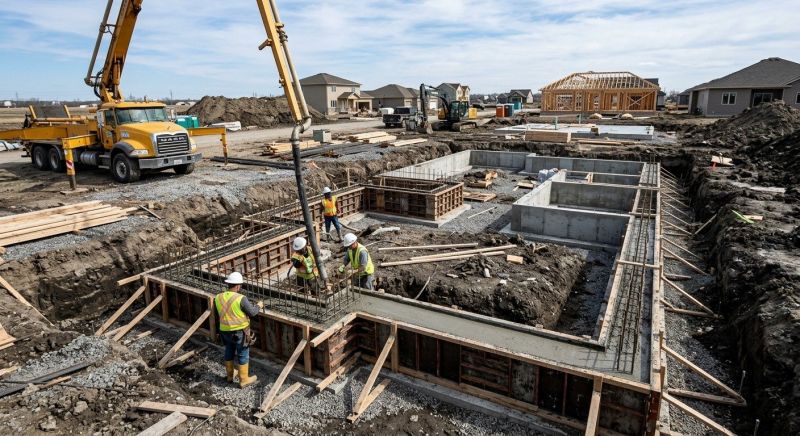 Foundation Construction in Penngrove, CA