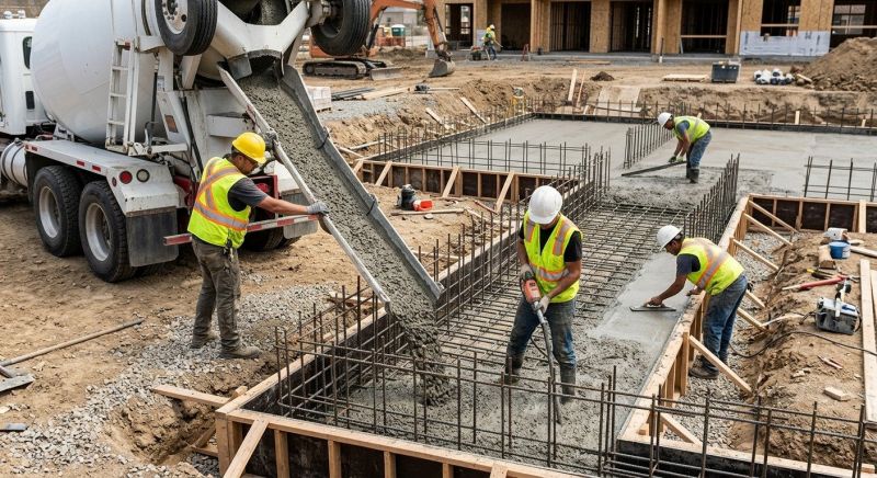 Foundation Wall Pouring in Martinez, CA