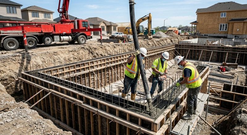 Foundation Wall Pouring in San Pablo, CA